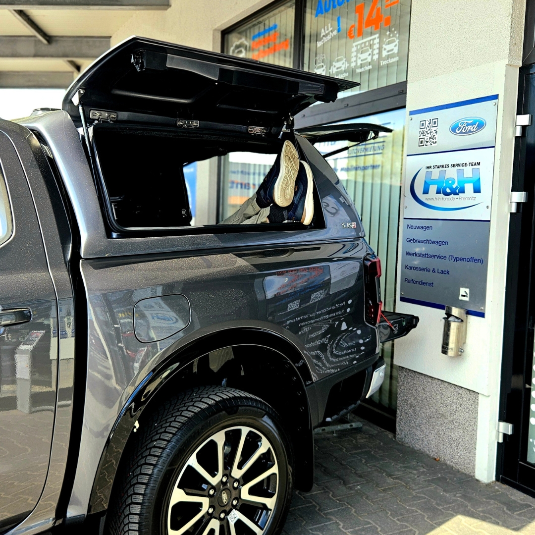 geöffnetes Hardtop Seite