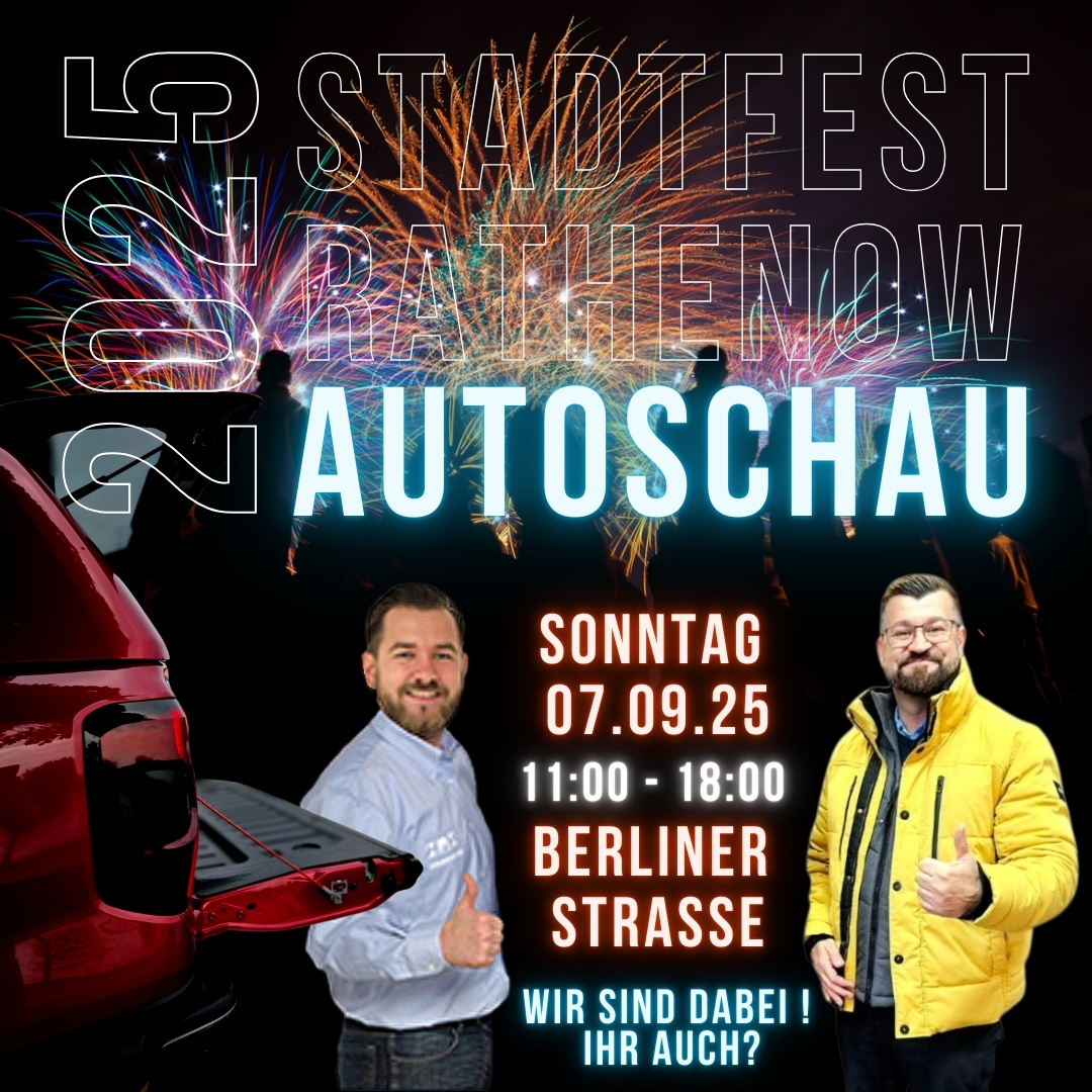 Autoschau zum Stadtfest in Rathenow